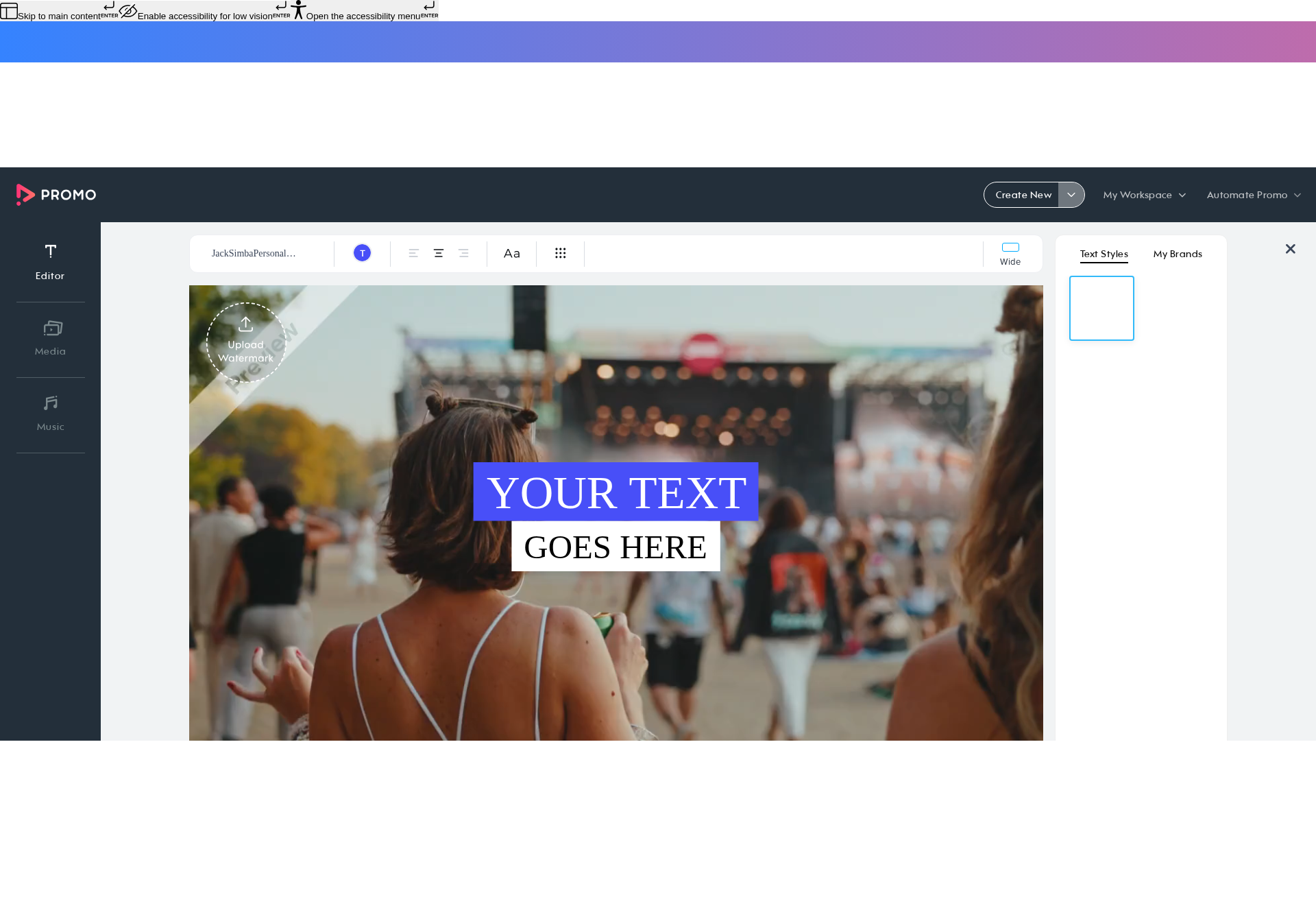 Test failure screenshot
